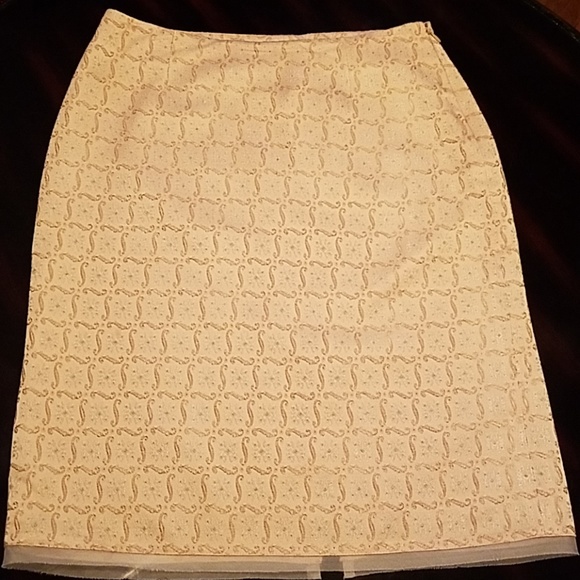 The Limited Dresses & Skirts - The Limited Pencil Skirt with embroidered design